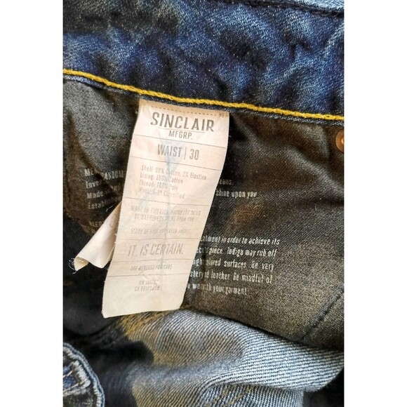 Revolve Sinclair - “The Sinclair MFGRP.” Vassar The Channel Boot Jeans - size 30 - Picture 4 of 4